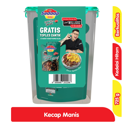 Sedaap Kecap Manis Kedelai Hitam Spesial Refill 725 g