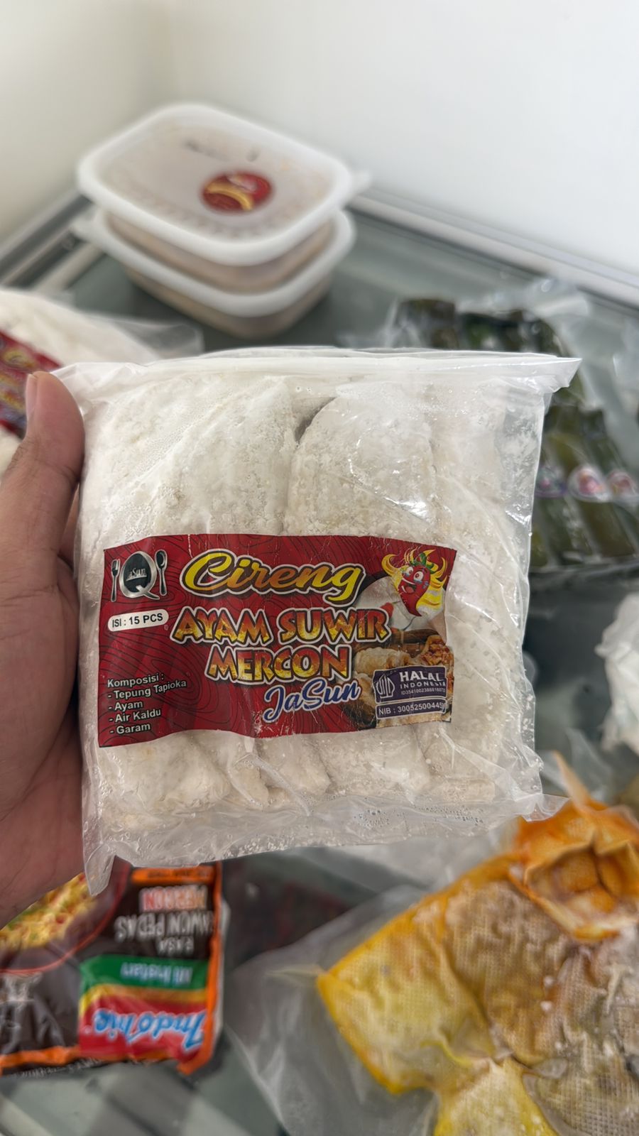 Cireng Mercon Ayam Suwir Pedas