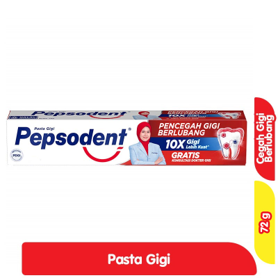 Pepsodent Pasta Gigi Pencegah Gigi Berlubang 72 g